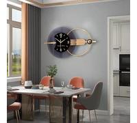fikujap Modern digital wall clock, walls walls metal metal wall clock interior decoration wall watching lounge misery bedroom metal clock clock clock,100 * 48cm