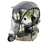 fikujap Universal completely closed motorcycle sun visor Shadow tent umbrella windshield canopy motorcycle roof motor bike mobility scooter sun protection rain protection,No rearview mirror