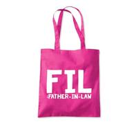 FIL Father in Law Funny Tote Shopping Bag 10 Litres Capacity 42 x 38cm