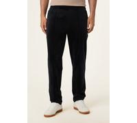 FILA Adriano Regular Tapered Velour Track Pants Black size S | Sweatpants Outlet | Men | Black S