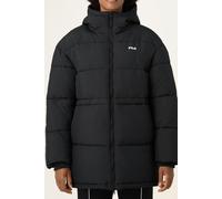 FILA Alba Relaxed Mid Hooded Puffer Jacket Black size M | Sports Jackets Outlet | Women | Black M