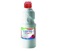Fila Barattolo Tempera Escolar Giotto di 500 ml. Lista per su USO. lavable. Senza Gluten.: Bianco.