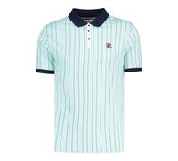 Fila BB1 Classic Striped Polo Shirt Surf Spray/Fila Navy/White