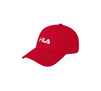 FILA Brasov 6 Panel Cap With Linear Logo - Strap Back True Red size OS | Outlet | Unisex | White OS