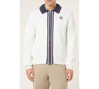 FILA Carraia Regular Zip Through Knit Cardigan Egret size M | Cardigans Outlet | Men M