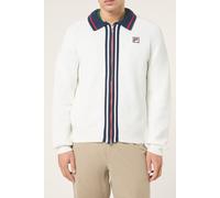 FILA Carraia Regular Zip Through Knit Cardigan Egret size XL | Cardigans Outlet | Men XL