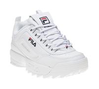 Fila Childrens Unisex Disruptor Ii Premium Trainers - White Leather - Size UK 6 Infant