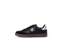 FILA Men's courtbay Sneaker, Black White, 10.5 UK