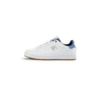 FILA Men Courtbay F Sneaker, White Gray Violet Navy, 6.5 UK