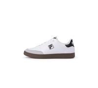 FILA Men's Courtbay Trainers, White Black, 11 UK