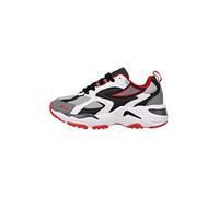 FILA CR-CW02 RAY Tracer Teens, Sneaker, Castlerock-Fila Red,