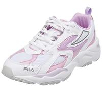 FILA CR-CW02 RAY Tracer Teens, Sneaker, White-Fair Orchid,