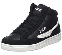FILA Crew MID Teens Sneaker, Black, 3.5 UK