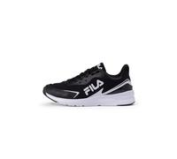 FILA Crusher Teens Running Shoe, Black-White, 2 UK