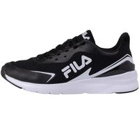 FILA Crusher Teens Running Shoe, Black-White, 4.5 UK