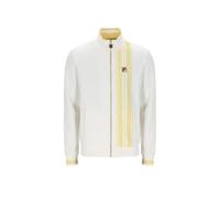 FILA Dante Printed Stripe Track Top - Gardenia/Raffia (UK, Alpha, L, Regular, Regular, Gardenia/Raffia)