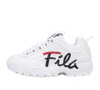 FILA Disruptor 2 Low Top Shoes White/Black/Red 1FM00863_121 4.5