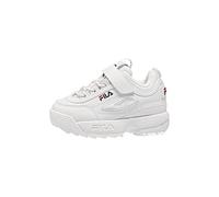 FILA Disruptor E infants Unisex Babies’ Sneaker, white (White), 4 UK