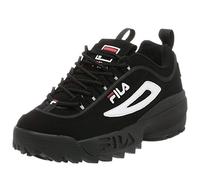 Fila Disruptor II, Men's Sneaker, Black/White/Vin Red, 9.5 UK (44 EU)