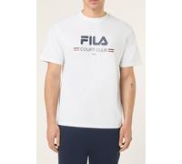 FILA Doccia Relaxed Logo Graphic T-shirt Bright White size XS | Basic T-Shirts Outlet | Men | White XS