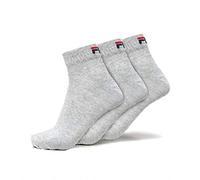 Fila F9300, Unisex Adult Socks, Grey, 35/38 (Pack of 3)