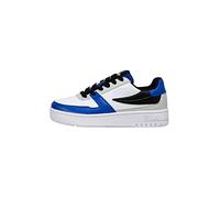 FILA FXVENTUNO Teens Sneaker, Gray Violet-Lapis Blue, 5 UK