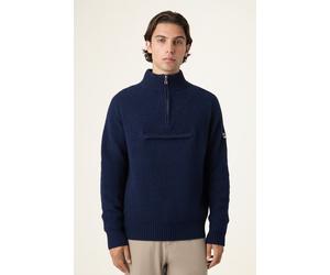 FILA Giovanni Relaxed Half-zip Knit Sailing Sweater Black Iris size M | Sweaters Outlet | Men | Black M