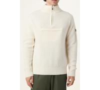 FILA Giovanni Relaxed Half-zip Knit Sailing Sweater Egret size M | Turtlenecks Outlet | Men M