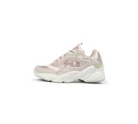 FILA Girl's Collene Logo Kids Sneaker, Mauve Chalk Marshmallow, 1 UK