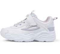 FILA Girl's Skye V Kids Sneaker, White Iridescent, 2 UK