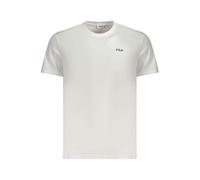 FILA Men's Laas Regular Tee T-Shirt, Bright White, XL