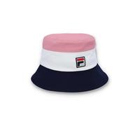 Fila Marco Tri-Colour Heritage Logo Bucket Hat - Fila Navy/Fox Glove
