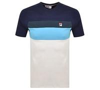 Fila Marconi Ringer T-Shirt - Aquarius Navy-M