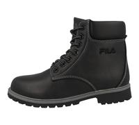Fila , Laced Embroidered Logo Boot with Contrast Details ,Black female, Sizes: 8 UK, 4 UK, 7 UK, 3 UK, 5 UK, 6 UK