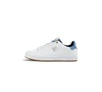 FILA Men Courtbay F Sneaker, White Gray Violet Navy, 6.5 UK