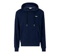 FILA men's BENGEL regular hoody hoodie, Black Iris,