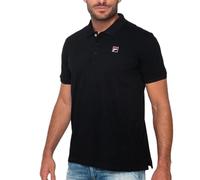 FILA Men's Black Polo Oppi, Black, L