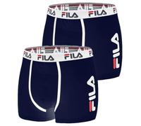 Fila Men's Boxer FI/1BC/FU5040X2 Shorts, Nv, L (Pack of 2)