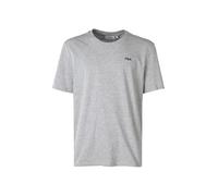FILA Men's Brod Tee/Double Pack T-Shirt, Black-Light Grey Melange, XXL