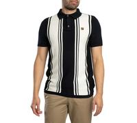 Buddy Bowling Style Knitted Polo Shirt Black/Coconut Milk XL