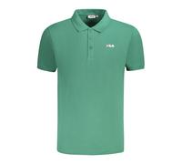 Fila Mens Classic Polo Shirt Short Sleeve - Sage Green Cotton - Size Small