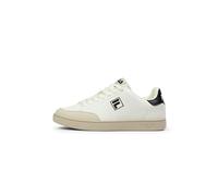 FILA Men's Courtbay Trainers, Marshmallow Black, 12 UK