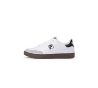 FILA Men's Courtbay Trainers, White Black, 7 UK