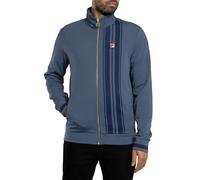 FILA Men's Dante Printed Stripe Track Jacket, Indigo Navy, XL