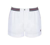 Fila Mens High Tide 4 Retro Slim Fit Shorts White/White L