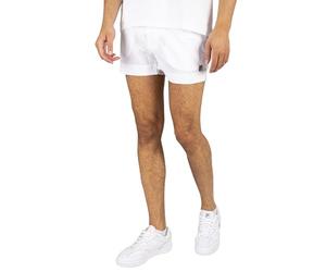 Fila Mens High Tide 4 Retro Slim Fit Shorts White/White L
