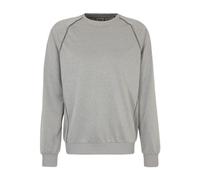 FILA Men's Landin Raglan Crew Long-Sleeved Shirt, Light Grey Mix, XL