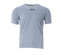 FILA Men's Light Blue T-Shirt Embroidere, Blue, L