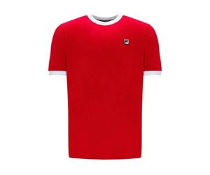 Fila Mens LM1836AT Marconi Ringer T-Shirt - Red - Large