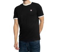 Fila Men's Marconi Ringer T-Shirt, Black/Gardenia, XL
